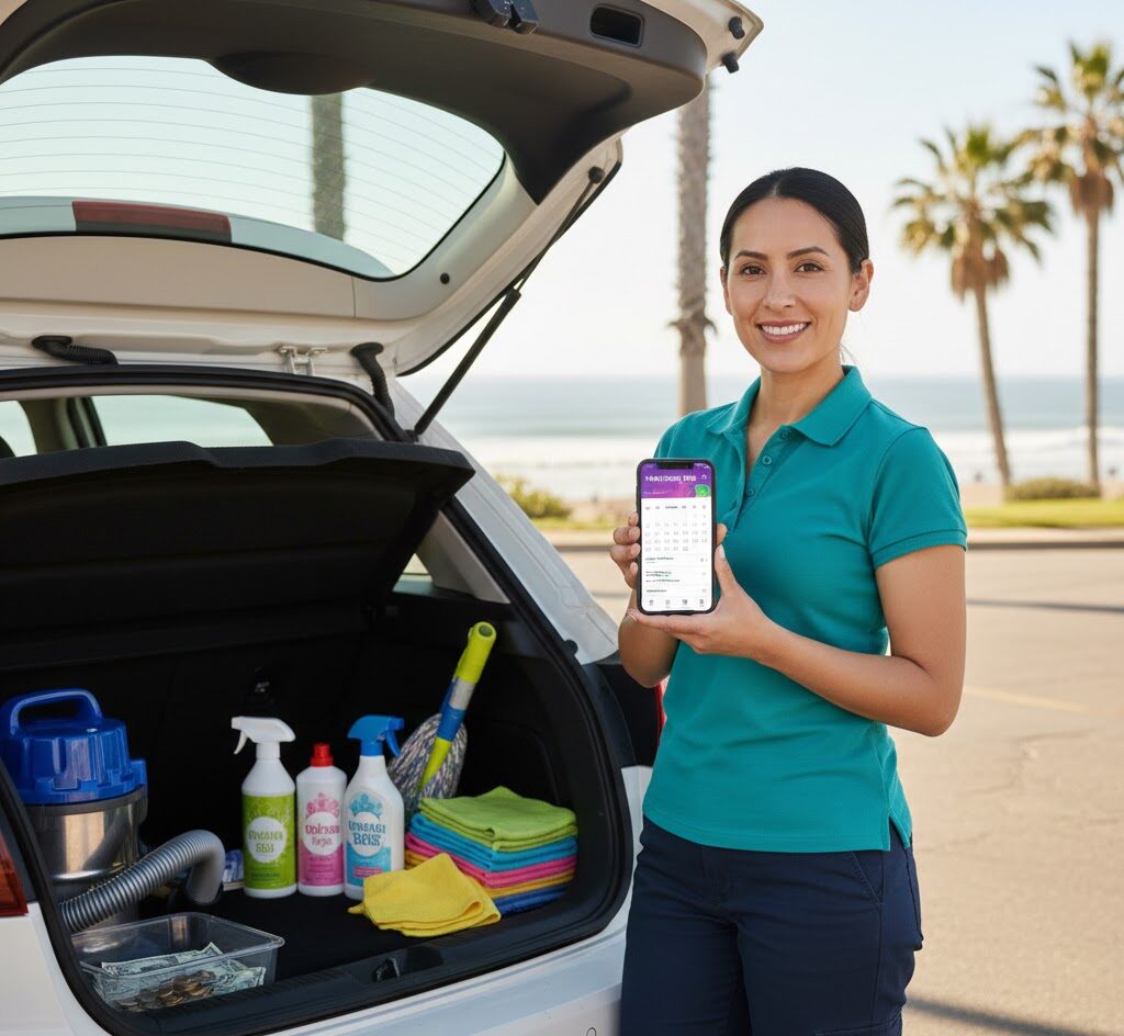 Marching Maids como Limpiador de Casas